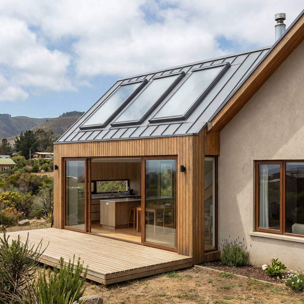 Vista exterior de la ampliación