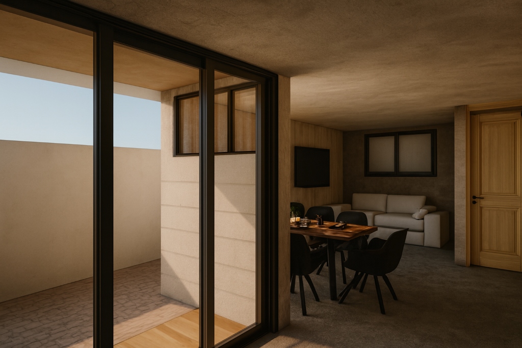 Comedor con acceso al patio